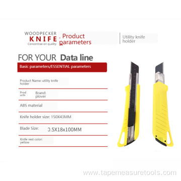 18mm SK5 black blade utility knife